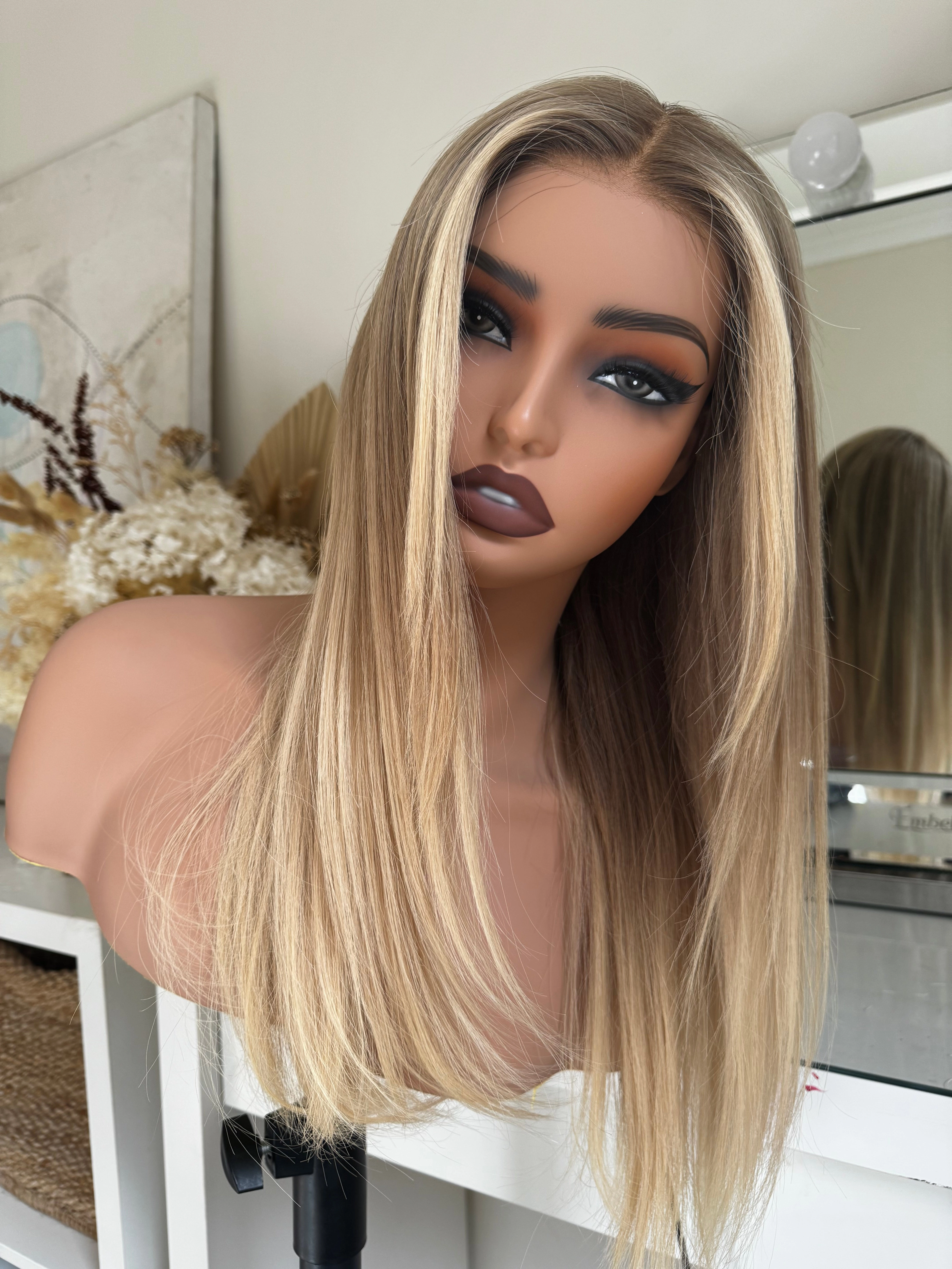 MARY Lived In Blonde Human Hair Lace Front Wig