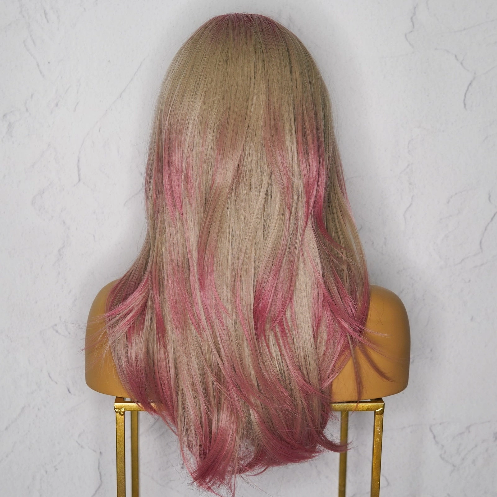MATILDA Ombre Pink Fringe Wig