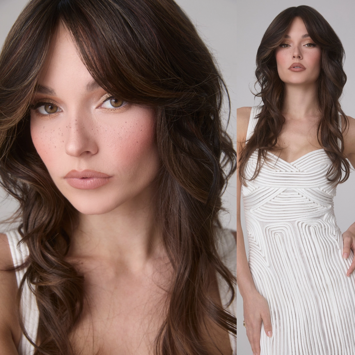 Medium Wavy Top Piece Mono in Spiced Mocha-R - Accessory Hairpiece Collection by Amore ***CLEARANCE***