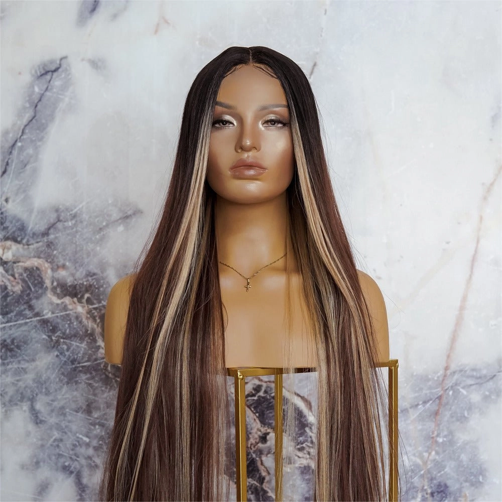 MEGAN MOCHA 30" Lace Front Wig