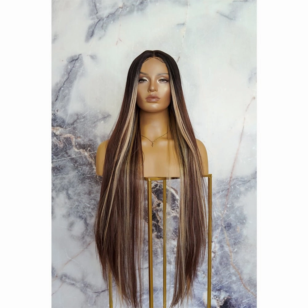 MEGAN MOCHA 30" Lace Front Wig