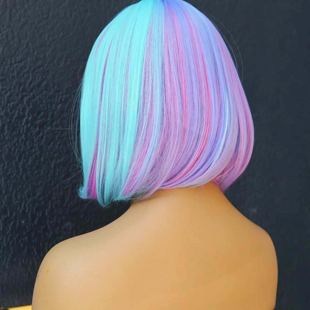 MIAH Rainbow Fringe Bob Wig