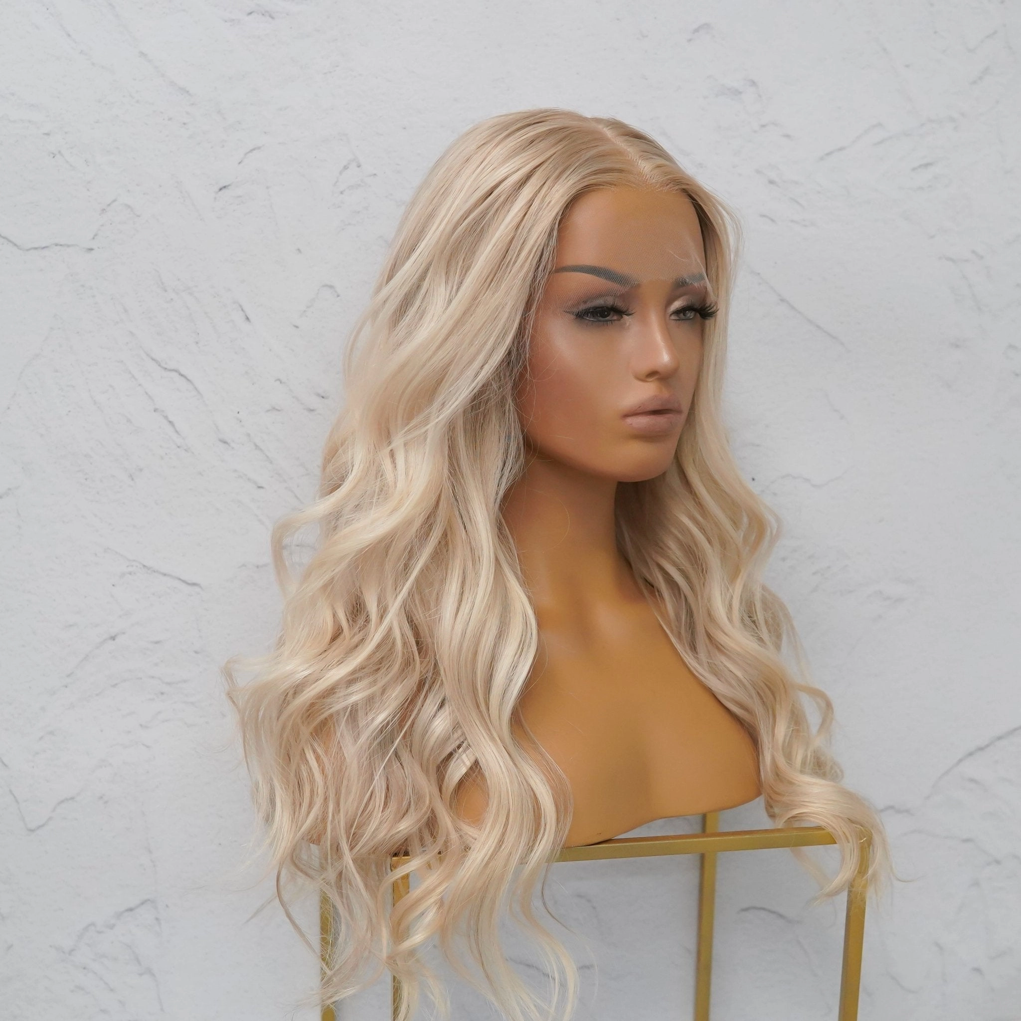 MIAMI Blonde Human Hair Lace Front Wig