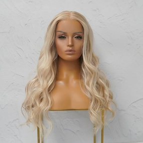 MIAMI Blonde Human Hair Lace Front Wig