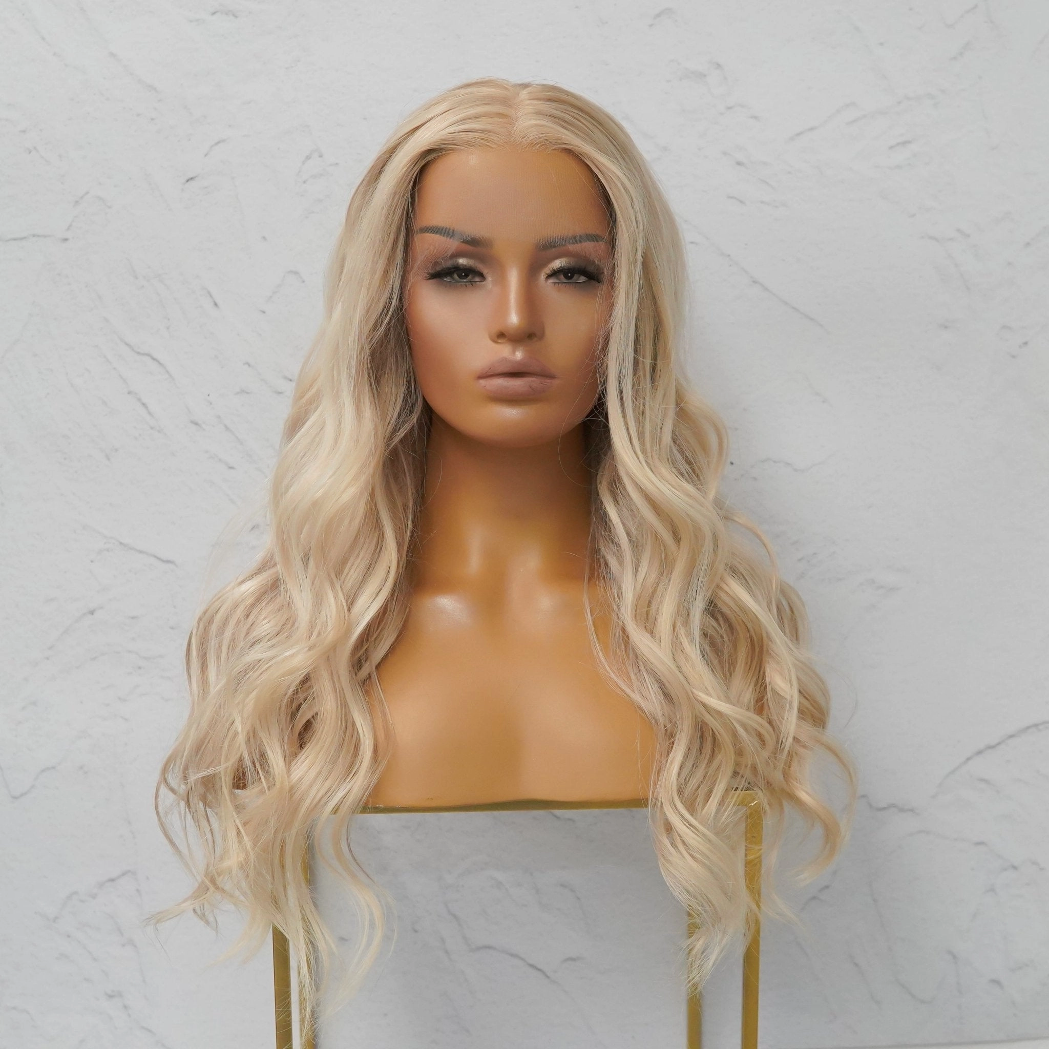 MIAMI Blonde Human Hair Lace Front Wig