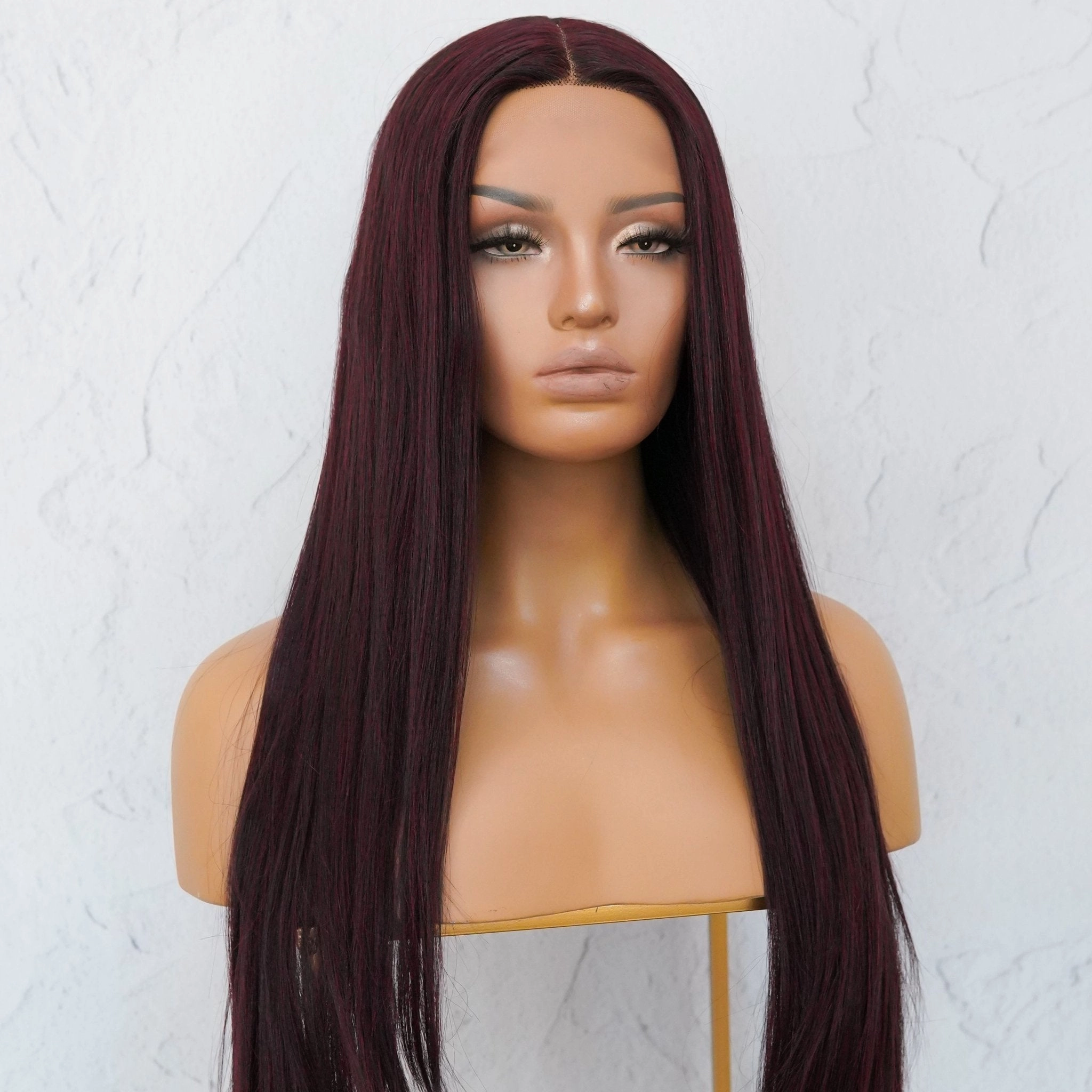 MICHELLE Burgundy Lace Front Wig