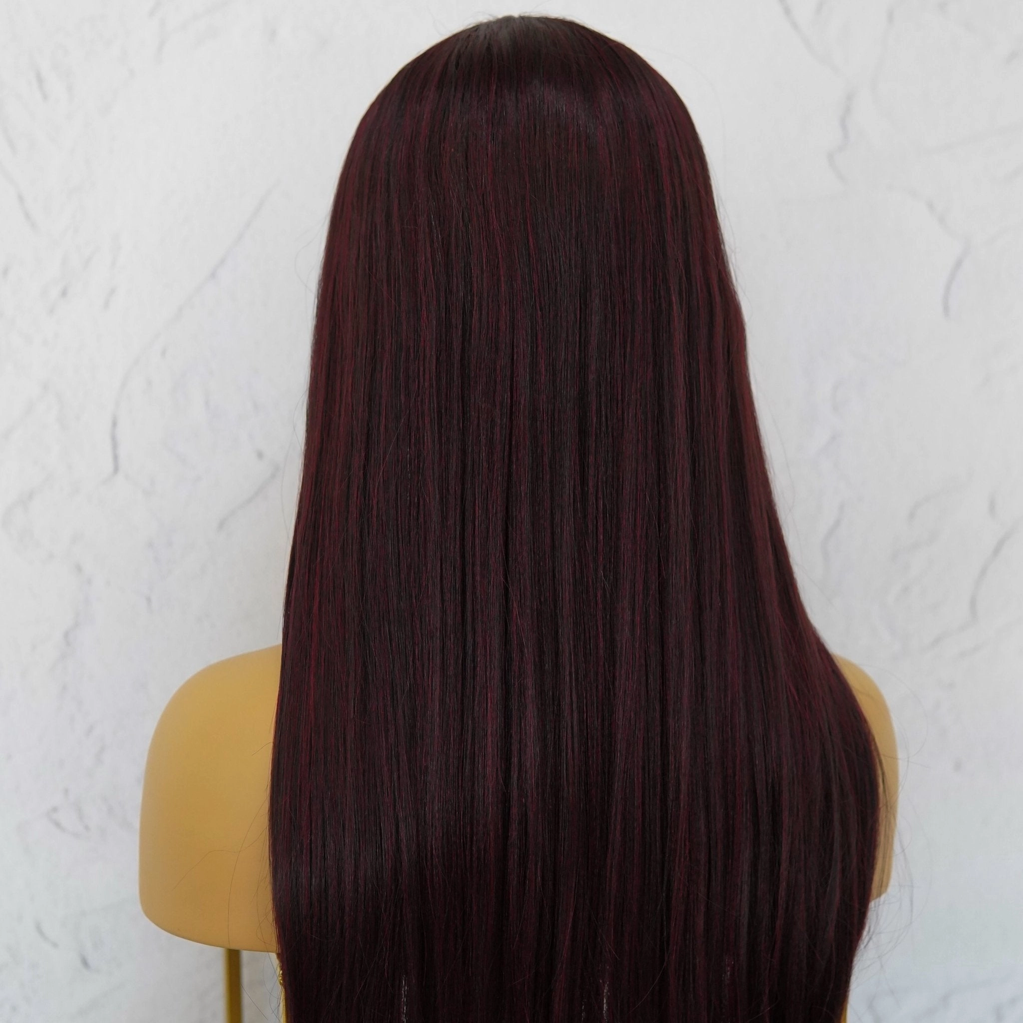 MICHELLE Burgundy Lace Front Wig