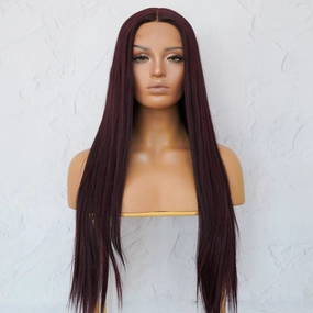 MICHELLE Burgundy Lace Front Wig