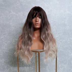 MILLY Brown Ombre Fringe Wig
