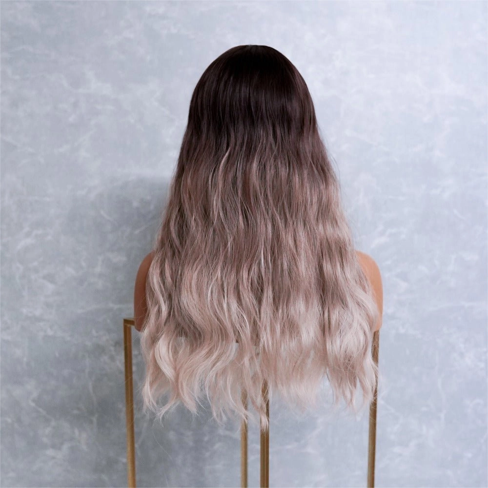 MILLY Brown Ombre Fringe Wig