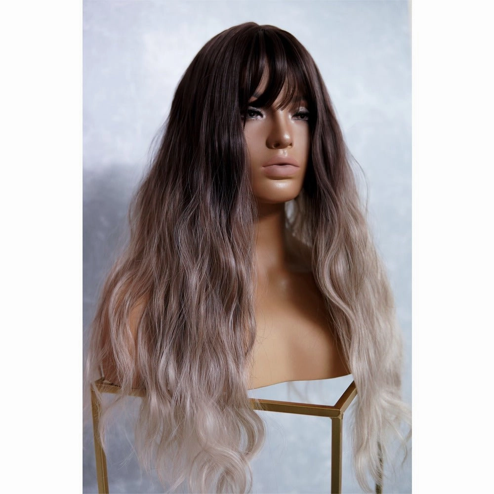 MILLY Brown Ombre Fringe Wig