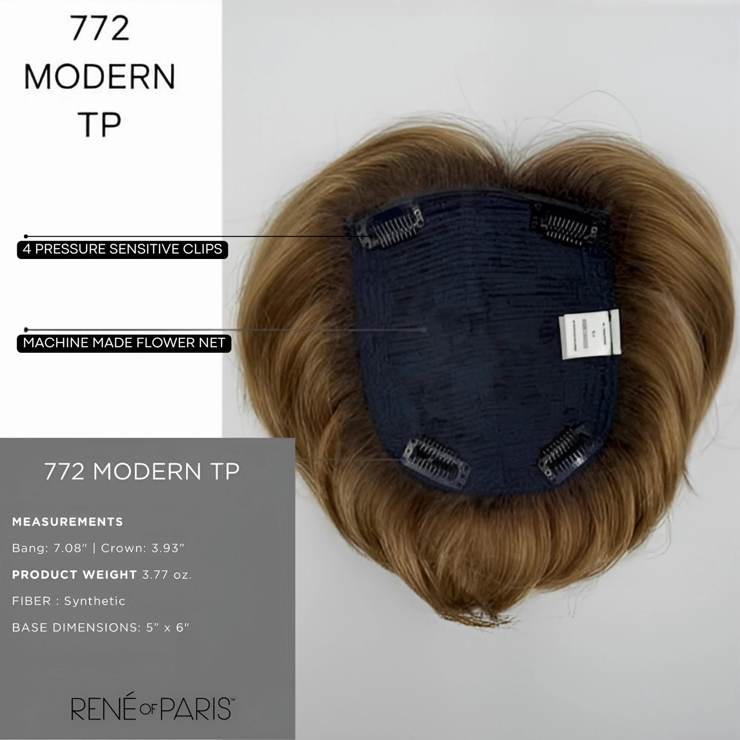 Modern Top Piece - Hi Fashion Hair Enhancement Collection by Rene of Paris