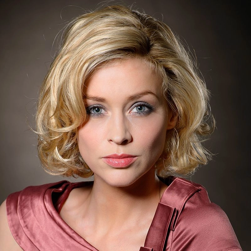 Musetta RH Petite/Average Human Hair Mono/Hand-Tied Lace Front Wig By Belle Madame