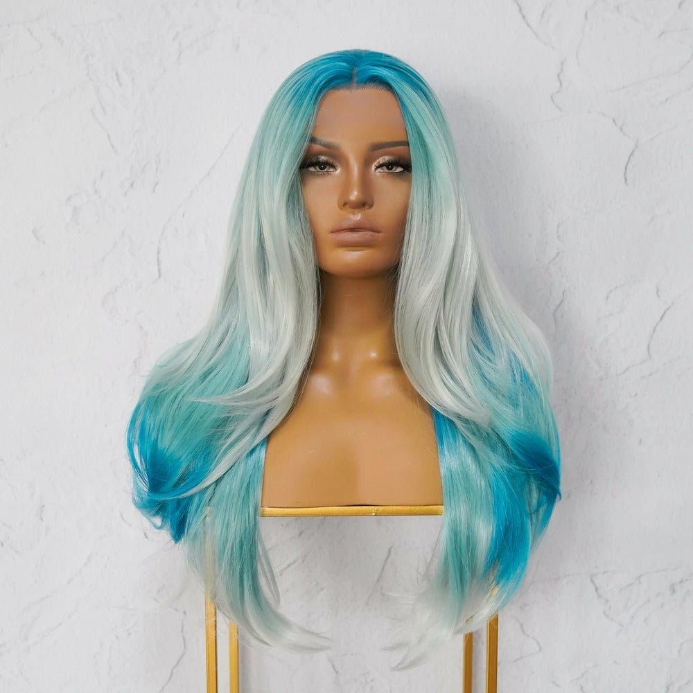 MYKONOS Ombre Blue Lace Front Wig