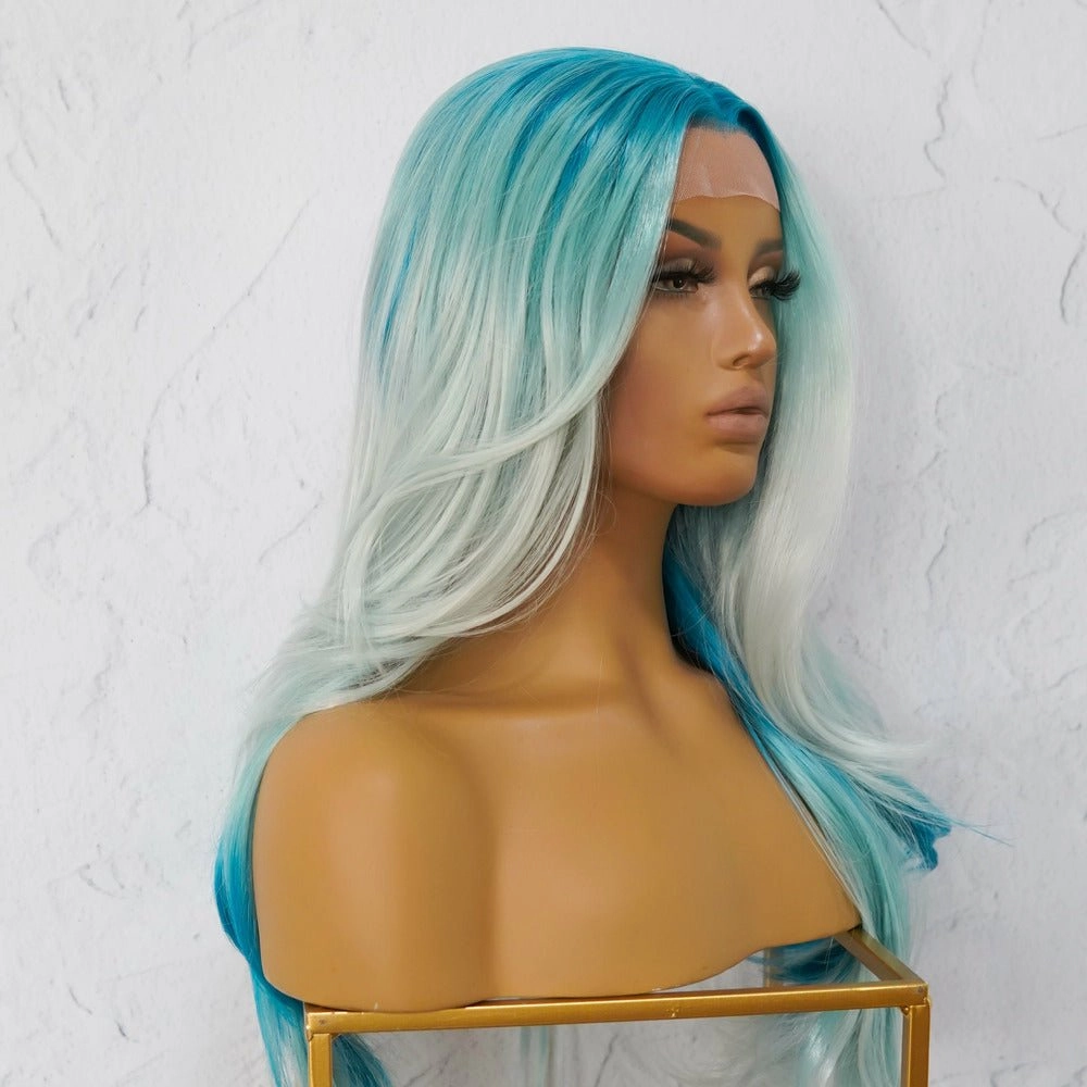 MYKONOS Ombre Blue Lace Front Wig