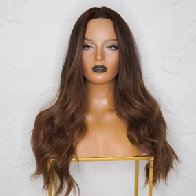 NADIA Dark Chocolate Ombre Lace Front Wig