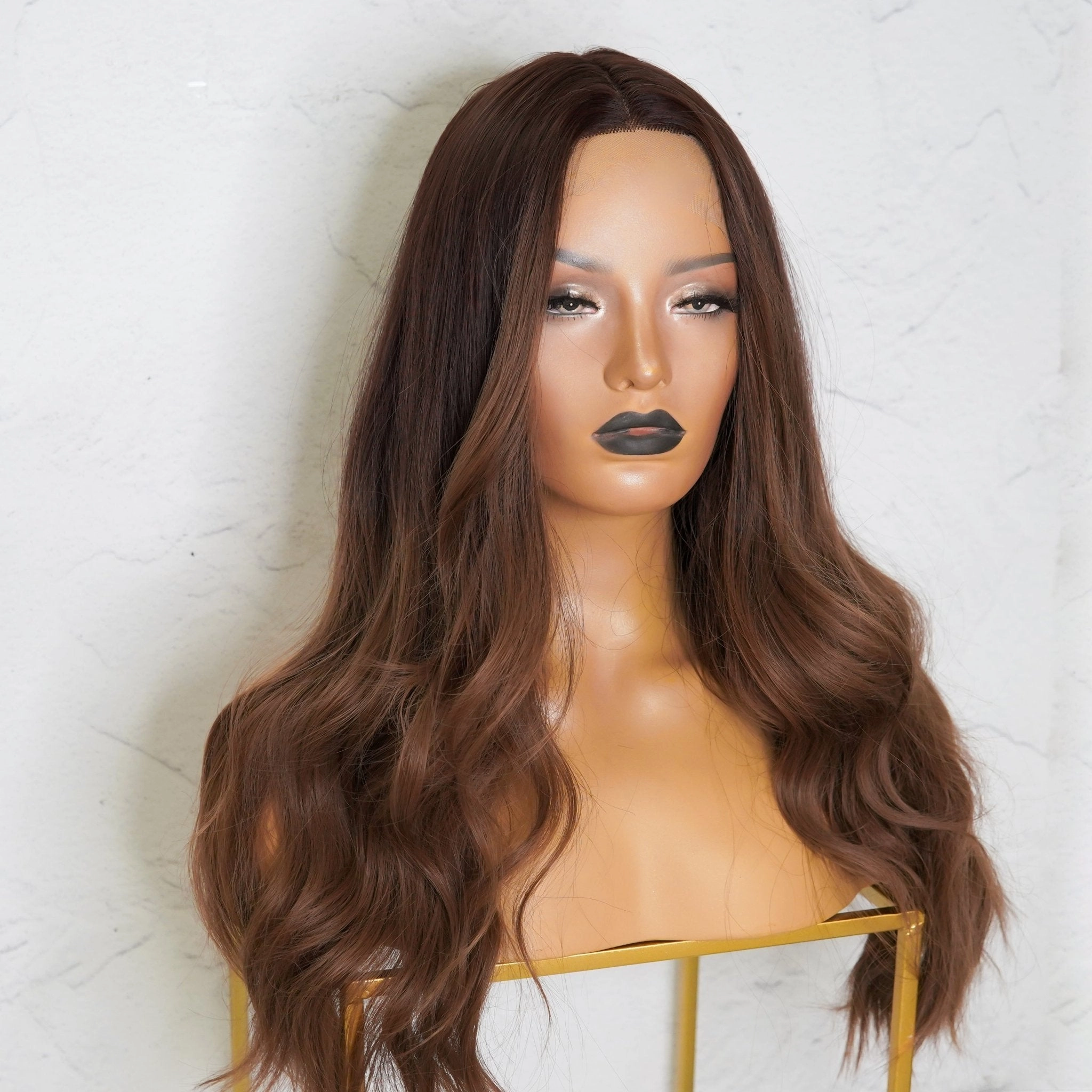 NADIA Dark Chocolate Ombre Lace Front Wig
