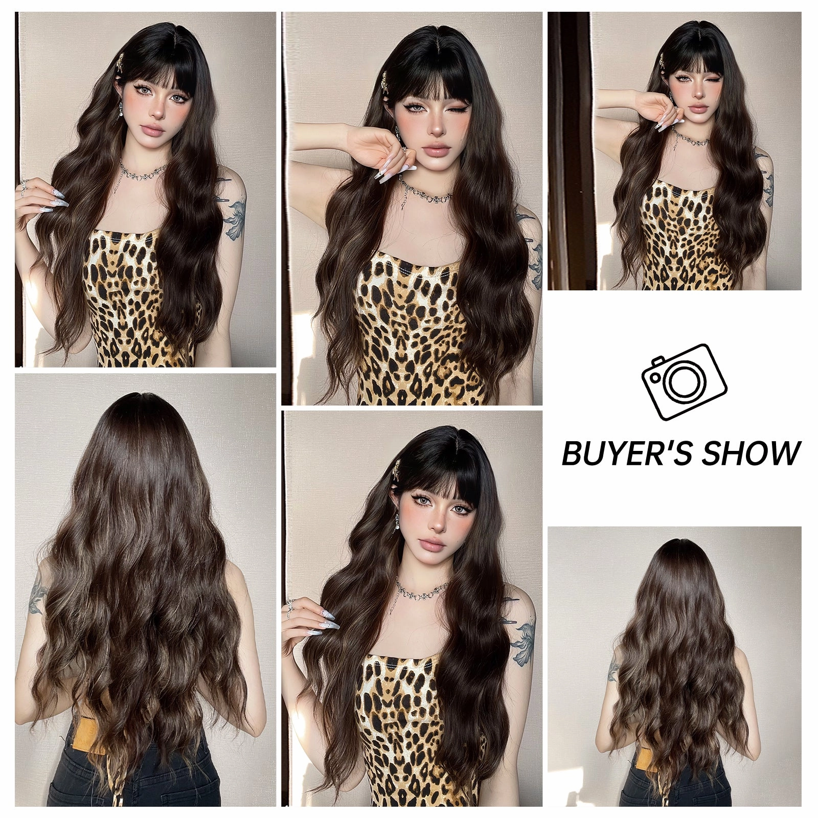 Natural Black Wavy Wig - MARKETPLACE