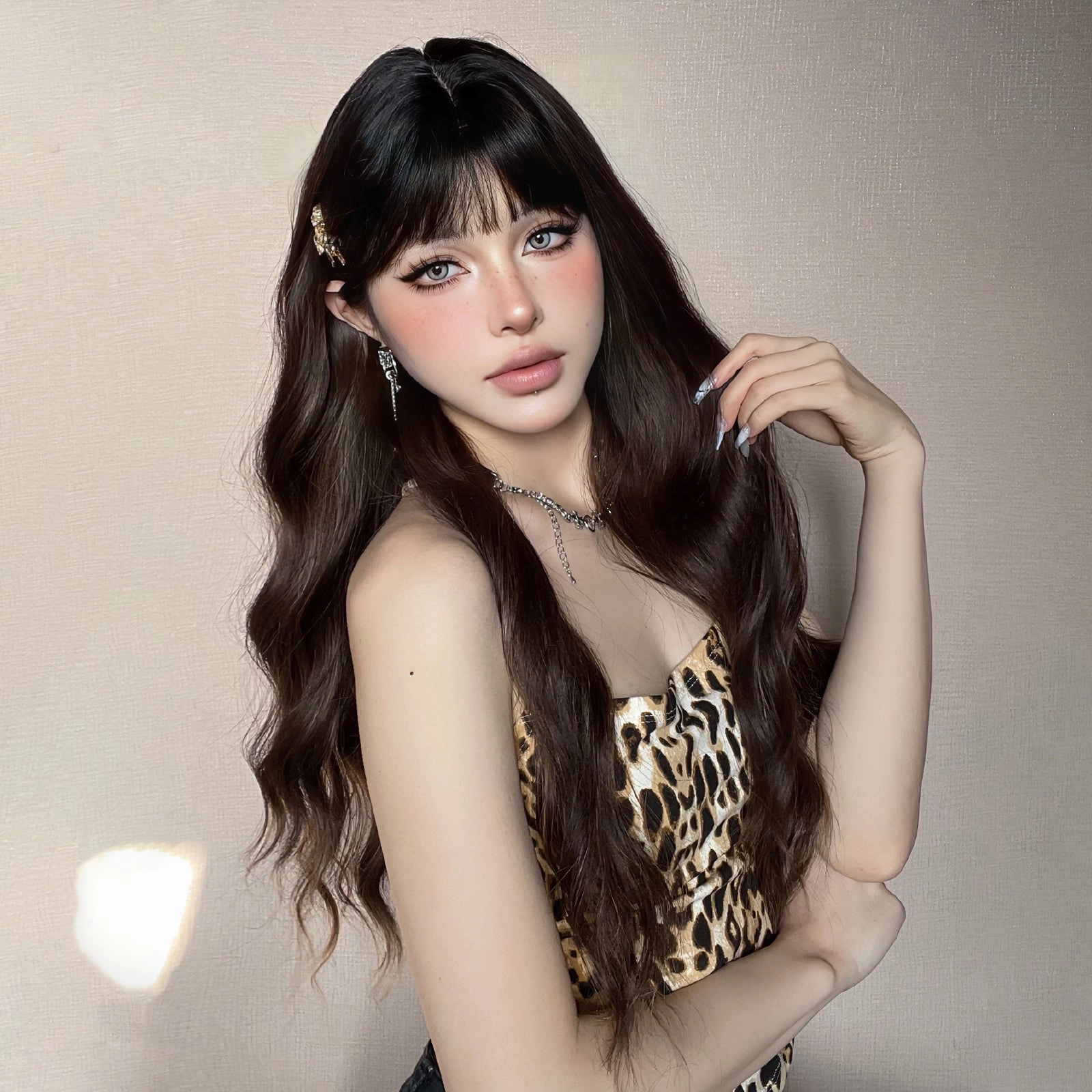 Natural Black Wavy Wig - MARKETPLACE