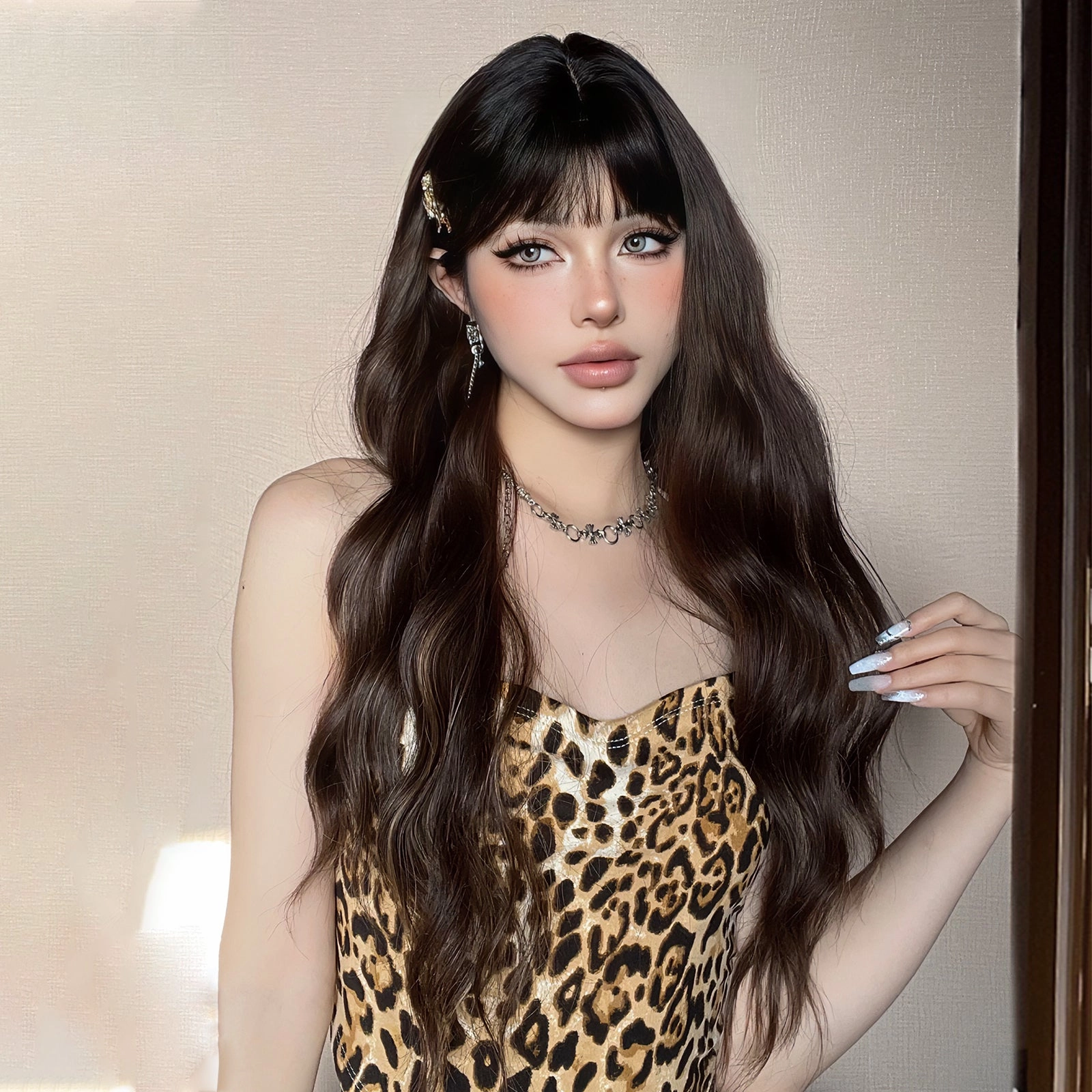 Natural Black Wavy Wig - MARKETPLACE