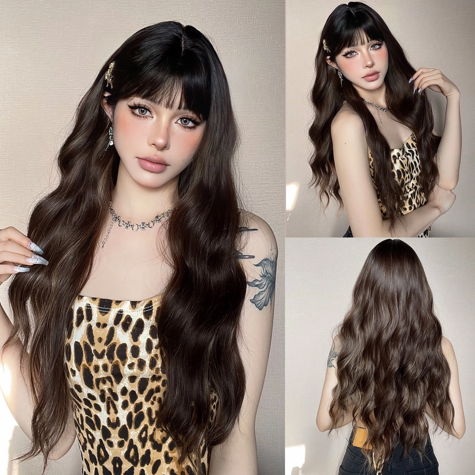 Natural Black Wavy Wig - MARKETPLACE