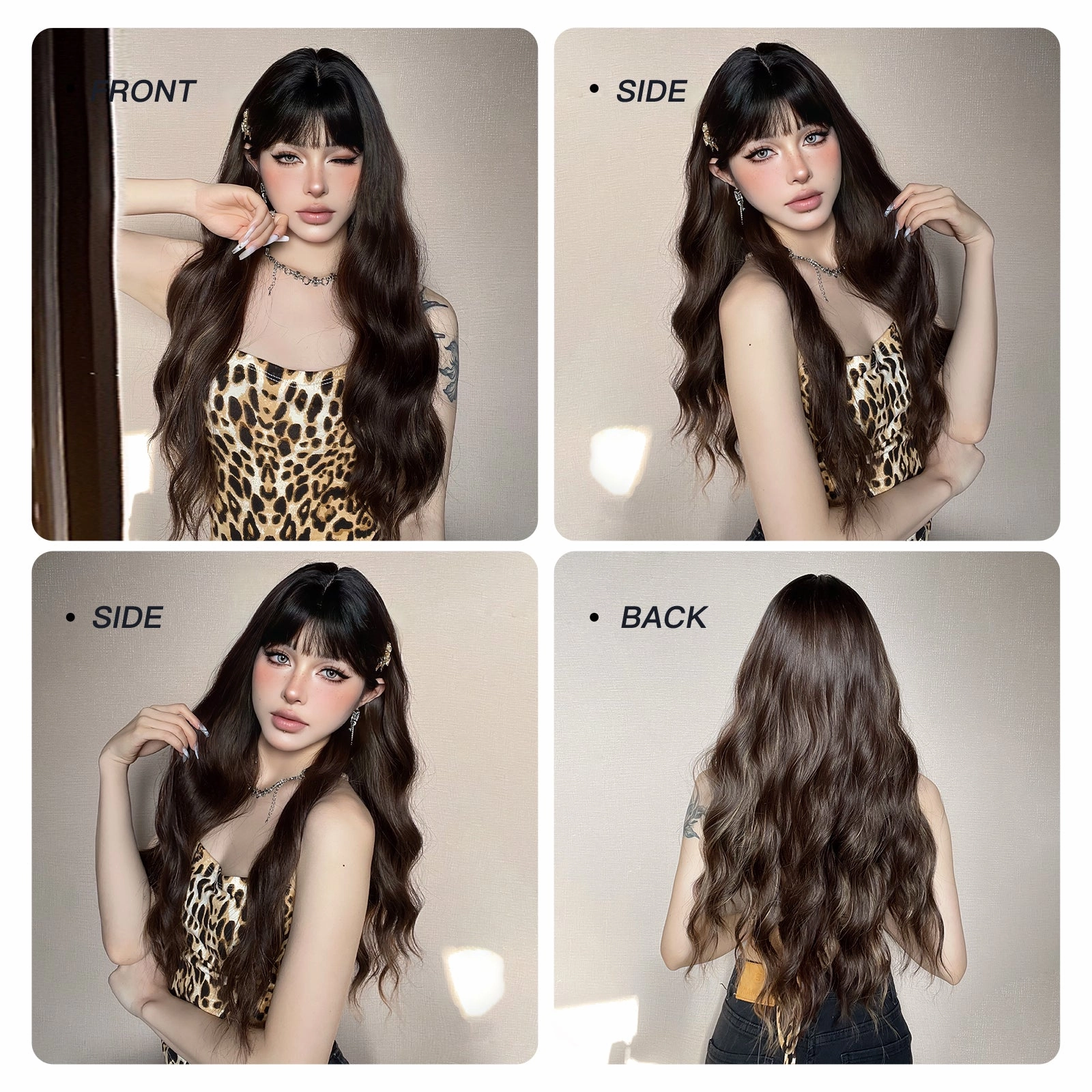 Natural Black Wavy Wig - MARKETPLACE