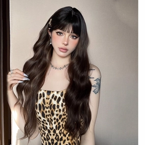 Natural Black Wavy Wig - MARKETPLACE