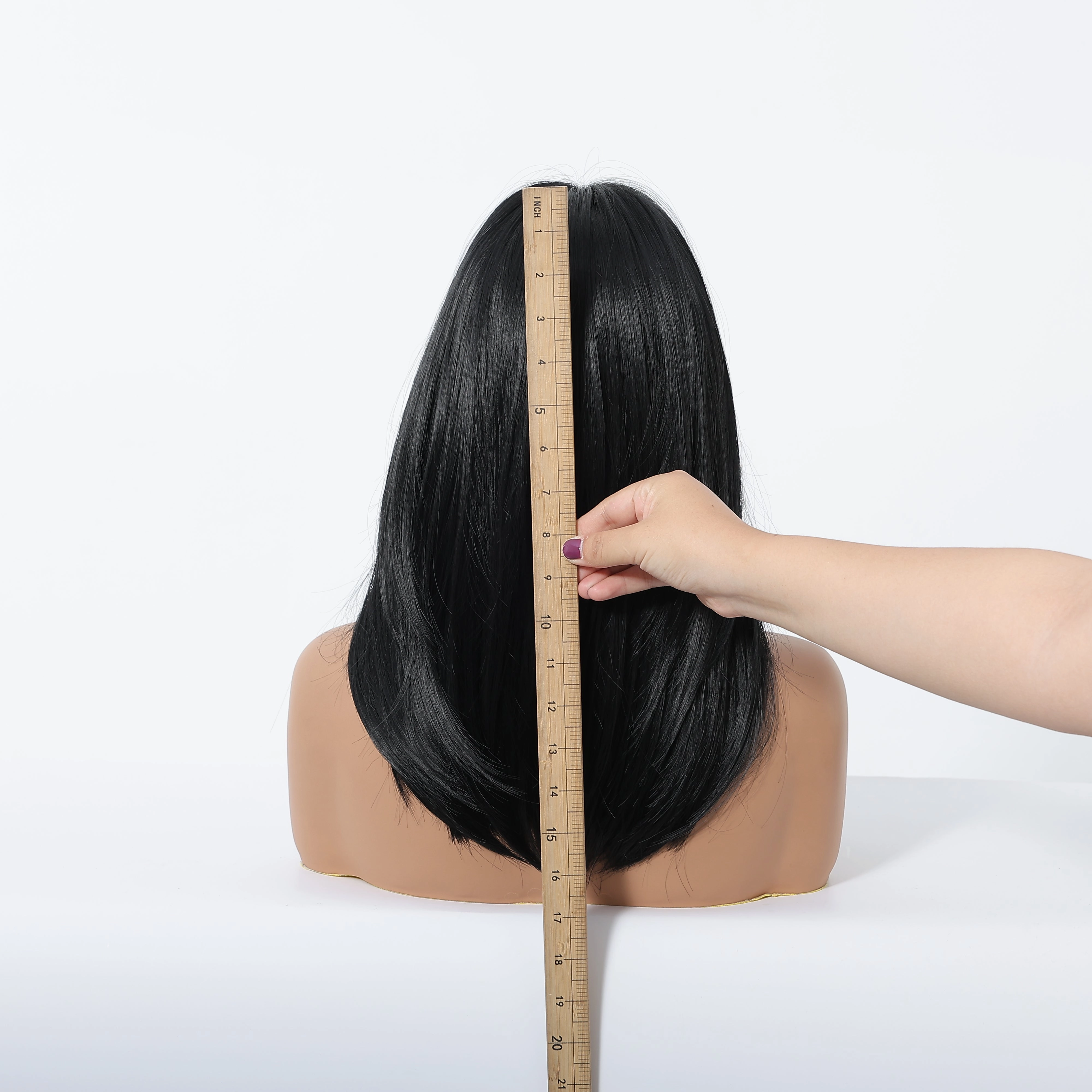 Natural Black Wig with Layers - MARKETPLACE