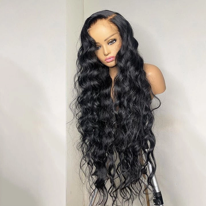 Natural Crimps Curls Super Long Loose Deep Wave Wig 4x4/13x4 HD Lace Human Hair Wigs