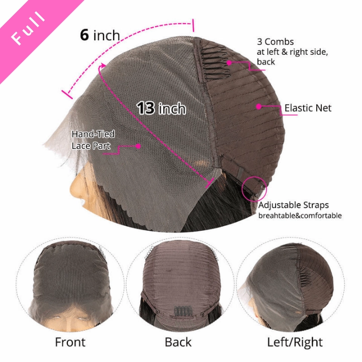 Natural Curly Hair 13x6 HD Lace Front Wigs Human Hair Pre Plucked Hairline Glueless Wig-Geeta Hair