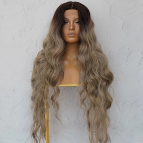 NERA Ombre Ash Blonde 30" Lace Front Wig