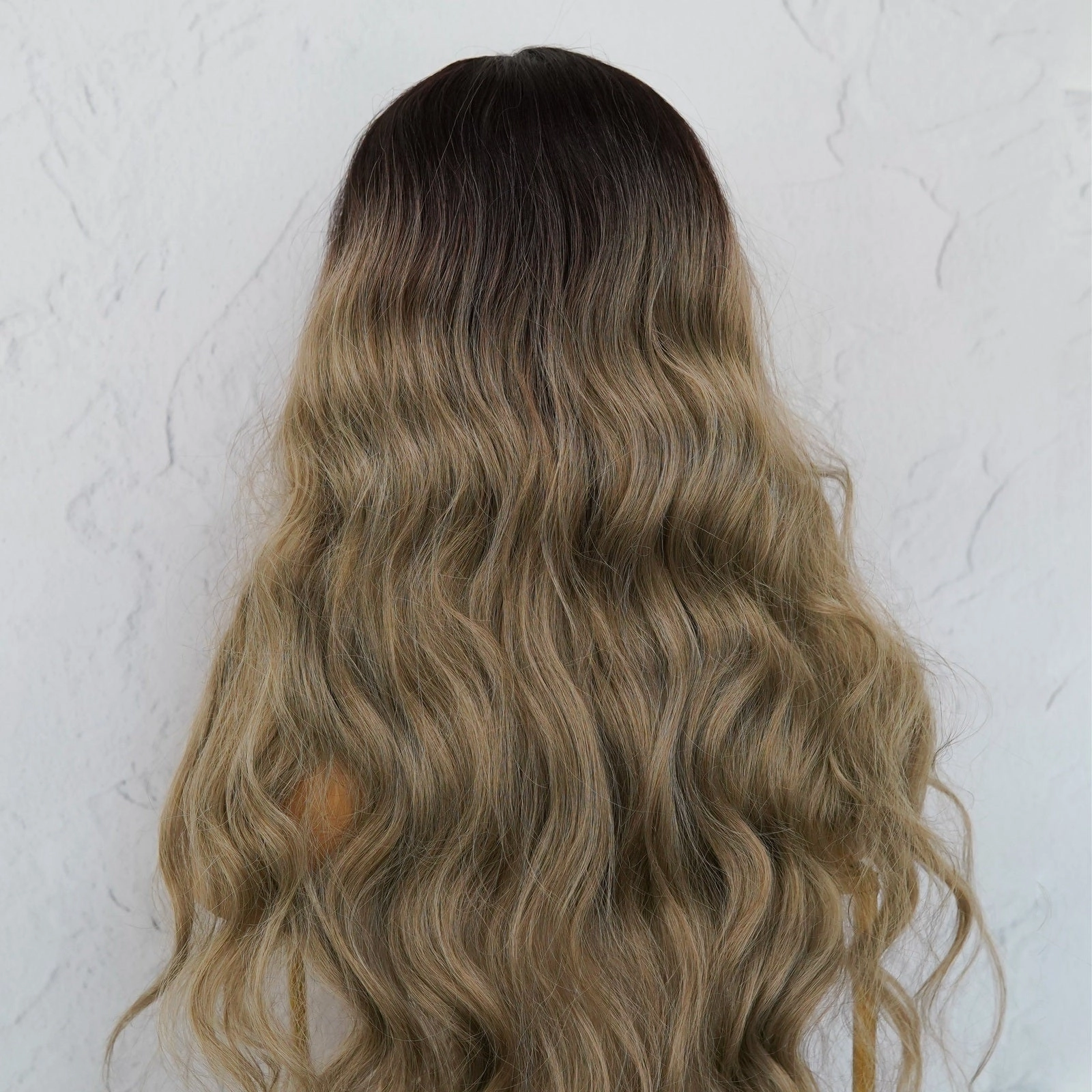 NERA Ombre Ash Blonde 30" Lace Front Wig