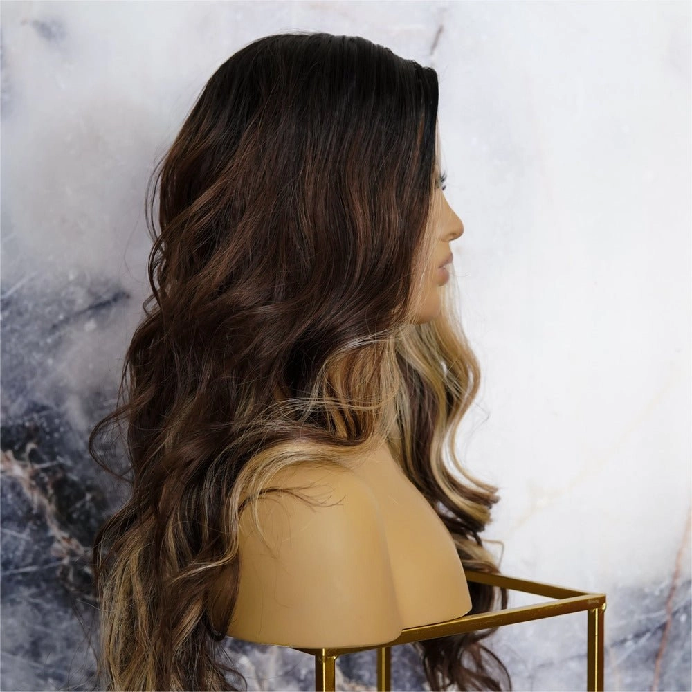 NIKKI MOCHA 30" Lace Front Wig
