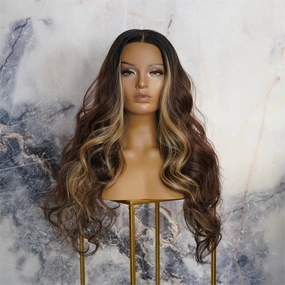 NIKKI MOCHA 30" Lace Front Wig