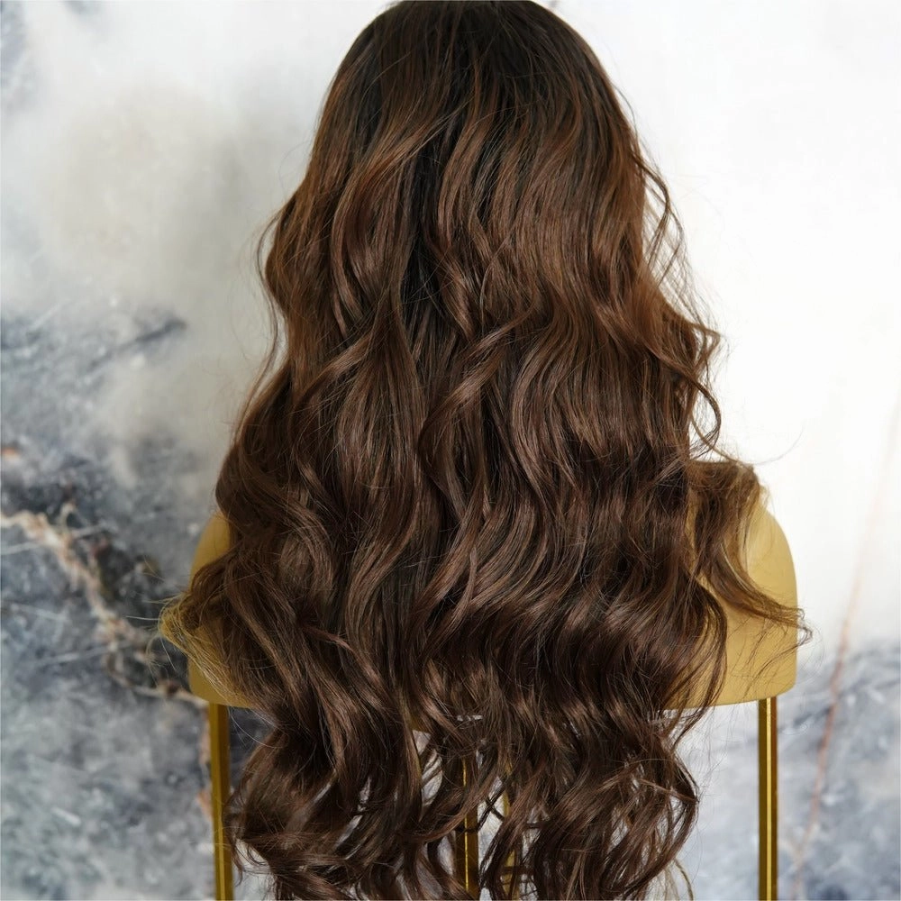 NIKKI MOCHA 30" Lace Front Wig