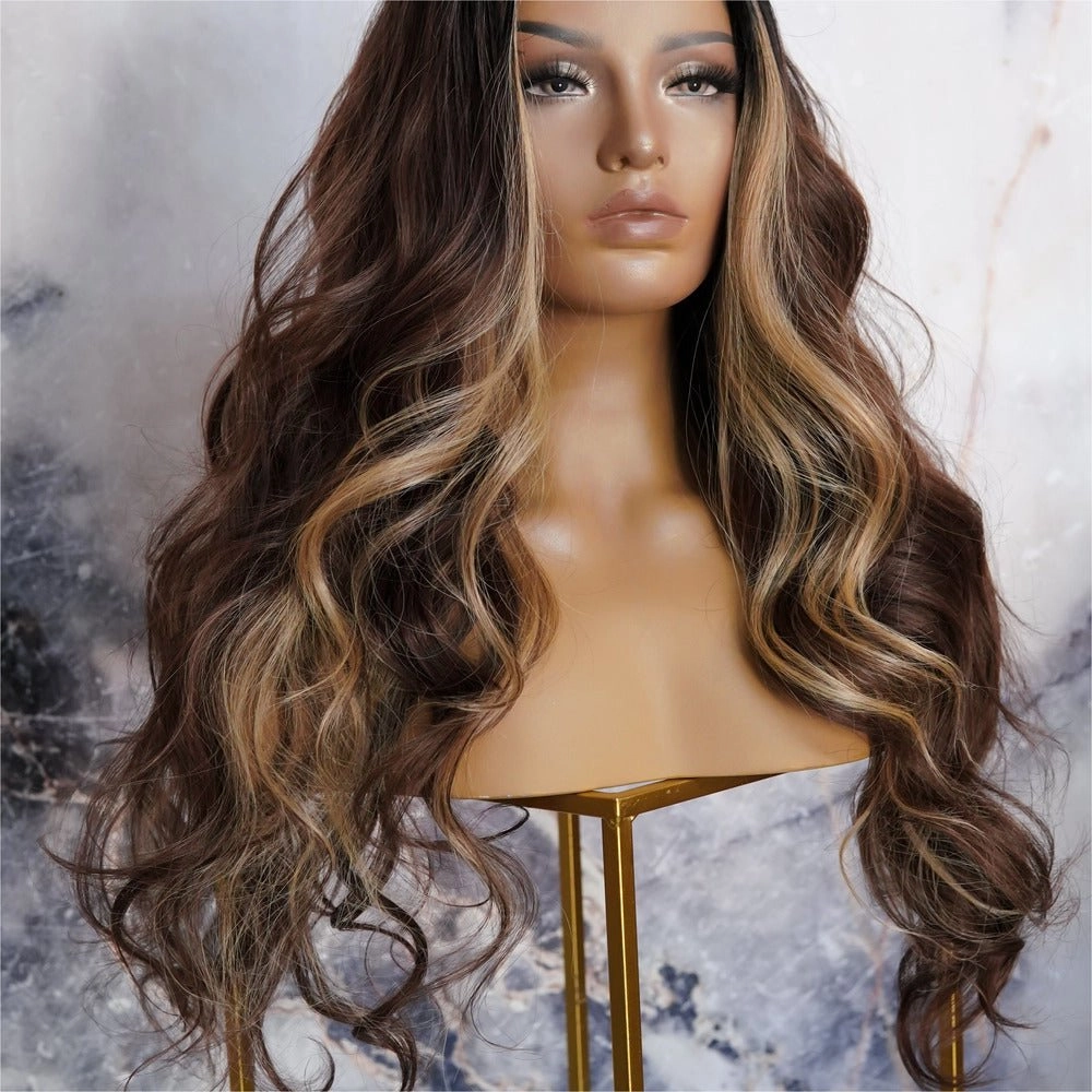 NIKKI MOCHA 30" Lace Front Wig