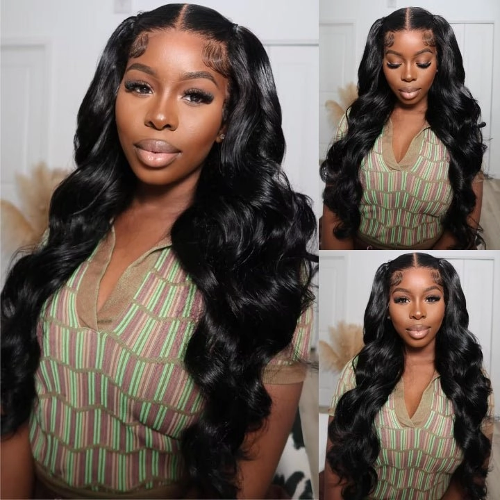 No Code 50% OFF Flash Sale: Glueless 6x4.5 Body Wave Pre Cut HD Transaparent Lace Human Hair Wigs-Only 2 Days