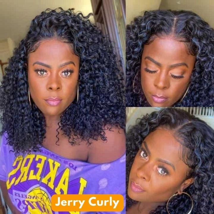No Code 50% OFF Flash Sale: Glueless 6x4.5 Jerry Curly Pre Cut HD Transaparent Lace Human Hair Wigs-Only 2 Days