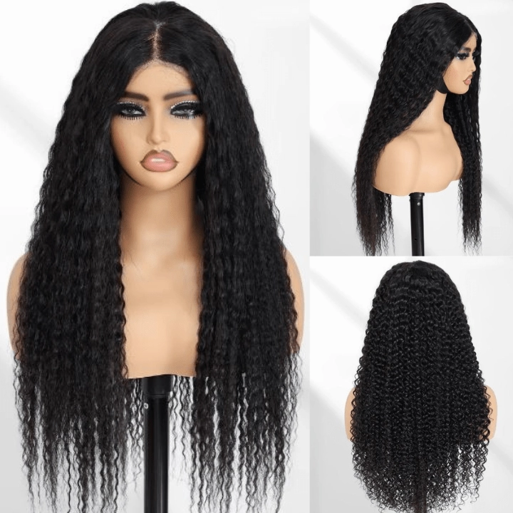 No Code 50% OFF Flash Sale: Glueless 6x4.5 Ladylike Curly Pre Cut HD Transaparent Lace Human Hair Wigs-Only 2 Days