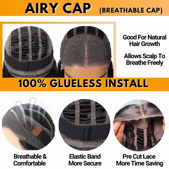 No Code 50% OFF Flash Sale: Glueless 6x4.5 Ladylike Curly Pre Cut HD Transaparent Lace Human Hair Wigs-Only 2 Days