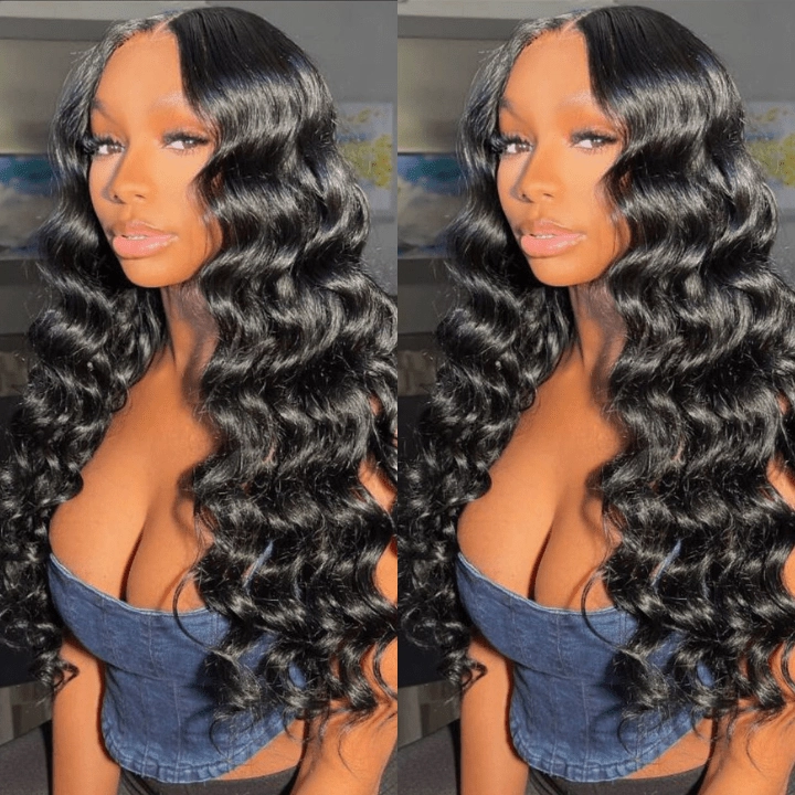 No Code 50% OFF Flash Sale: Glueless 6x4.5 Loose Deep Wave Pre Cut HD Transaparent Lace Human Hair Wigs-Only 2 Days