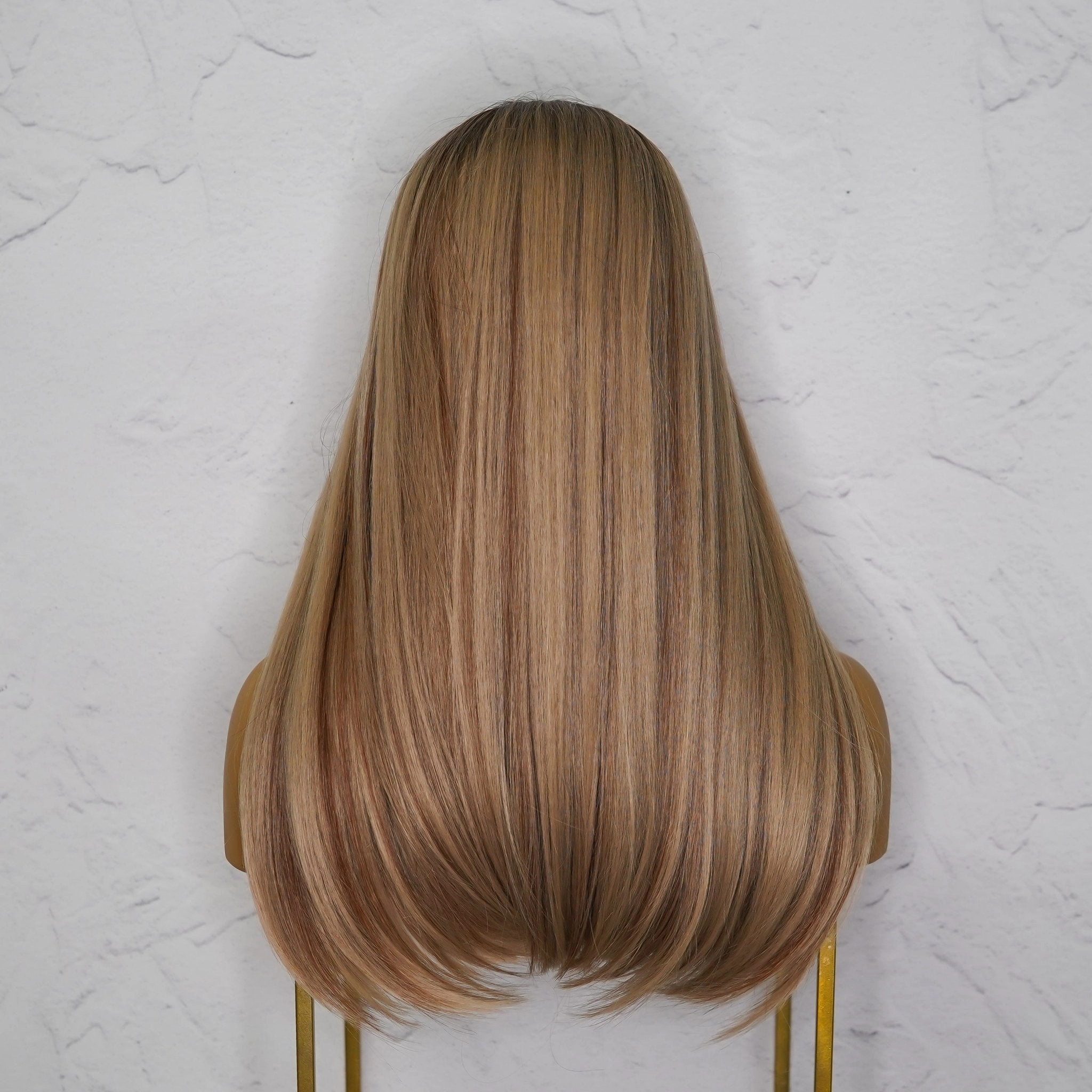 OAK Caramel Fringe Wig
