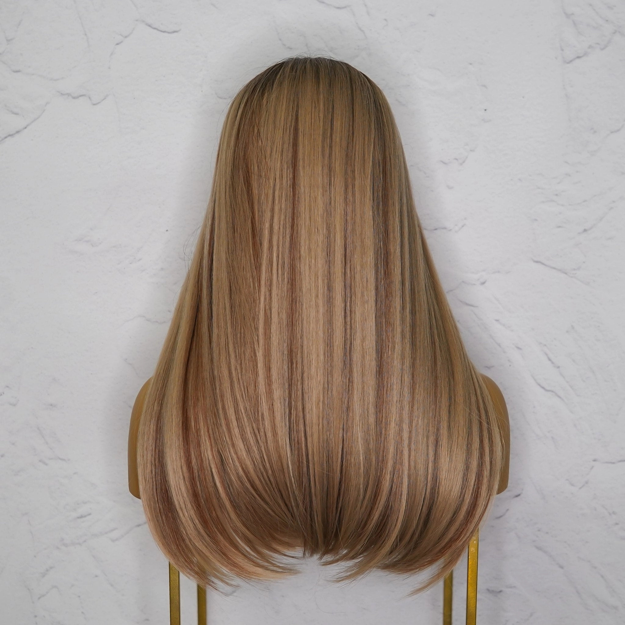 OAK Caramel Fringe Wig