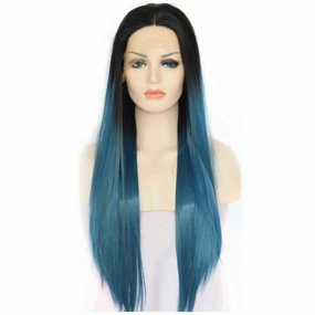 Ocean Girl Ombre Straight 24" Lace Front Wig