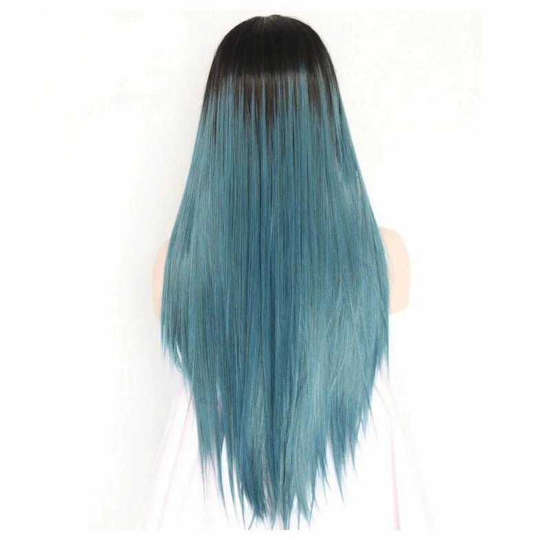 Ocean Girl Ombre Straight 24" Lace Front Wig