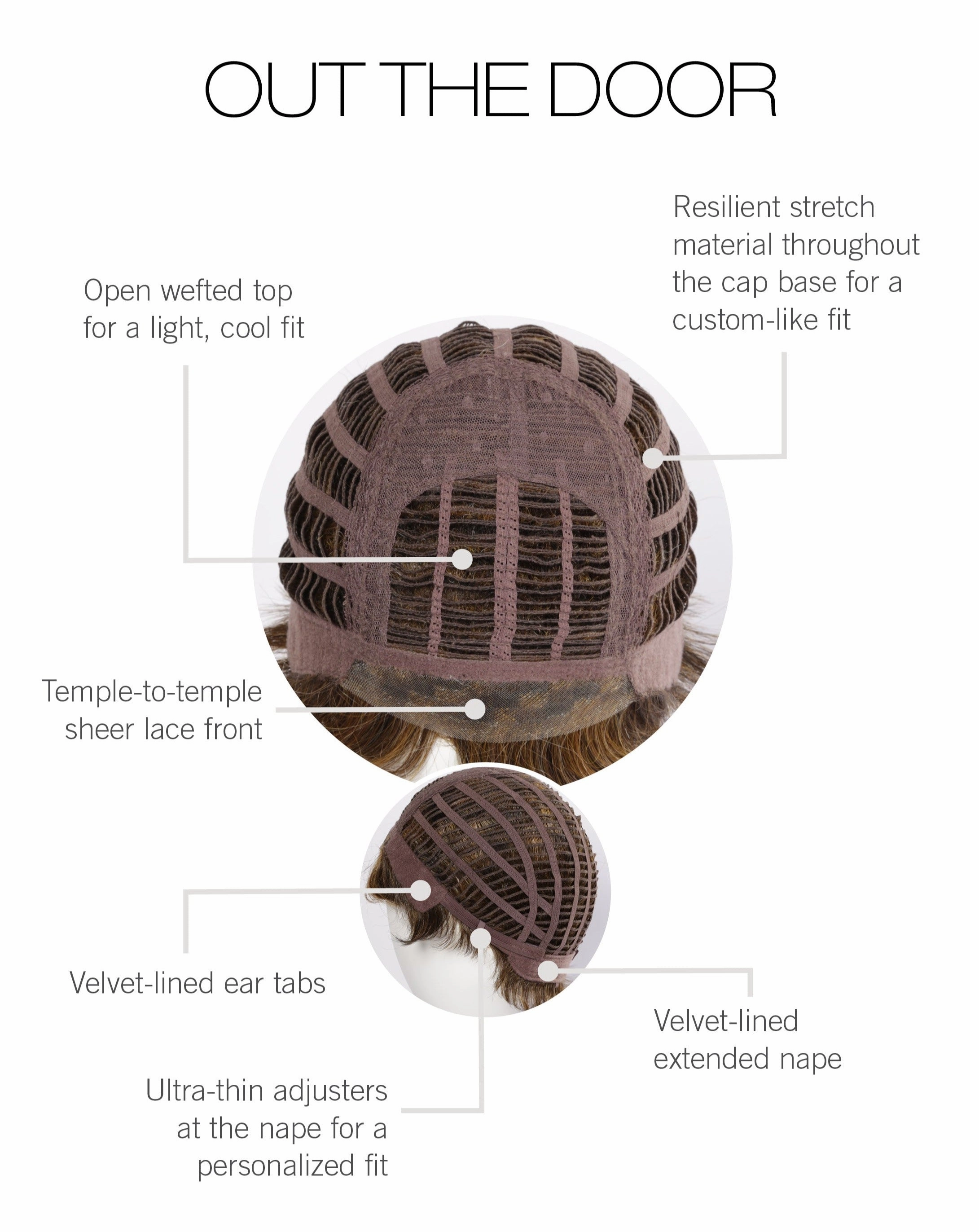 Out the Door Wig by Gabor | Heat Friendly Synthetic Hair | Average Cap