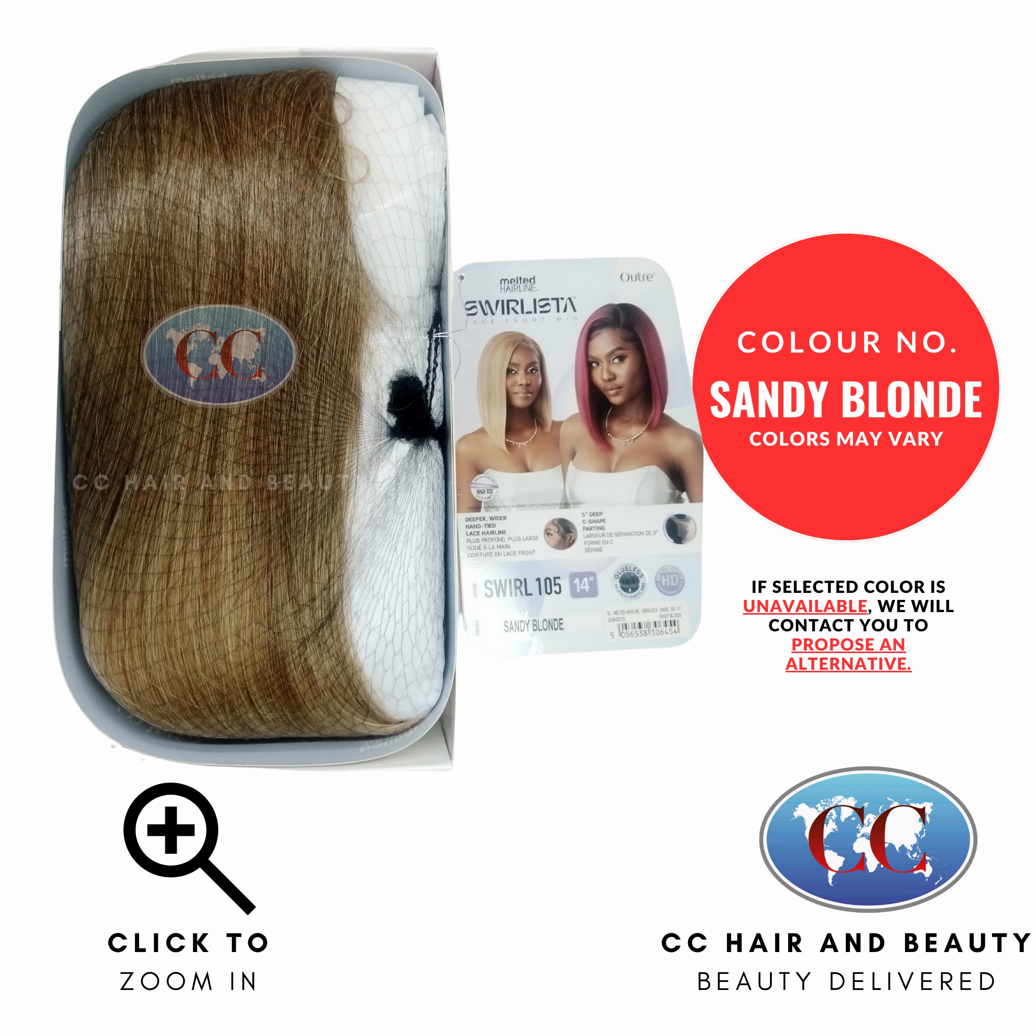 Outre HD Melted Hairline Swirlista Swirl Lace Wig 105 QLMHSS105