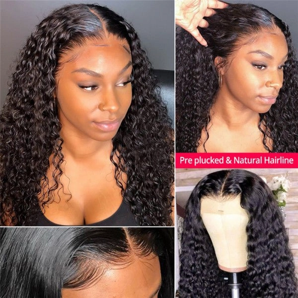 Over $101 Save $100: Deep Wave Glueless 5x5 HD Transparent Lace Closure Wig-Spring 2023 Flash Sale