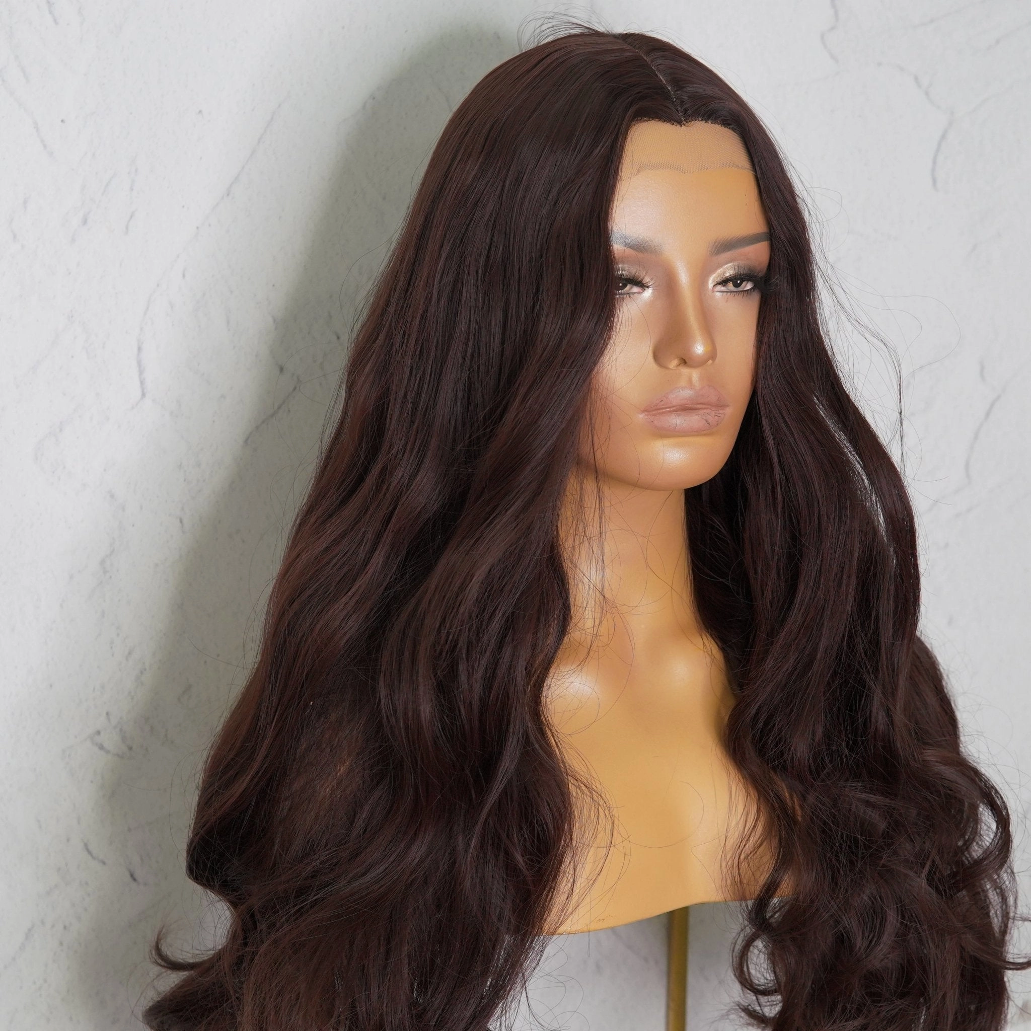 PAULA Dark Brown Lace Front Wig ** SAMPLE