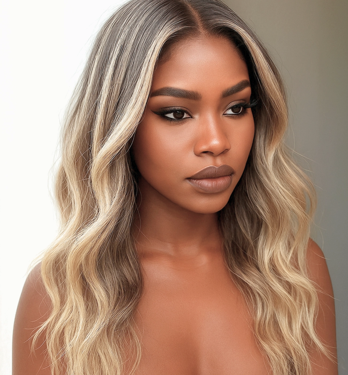 PAYTON Lived In Blonde Human Hair Lace Front Wig